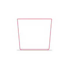 Objects Plant Pots Ikea Boysenbar Plant Pot X Small Editable Svg Line Art, Free Vectors File